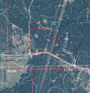 52.6 acres Copiah County Aerial